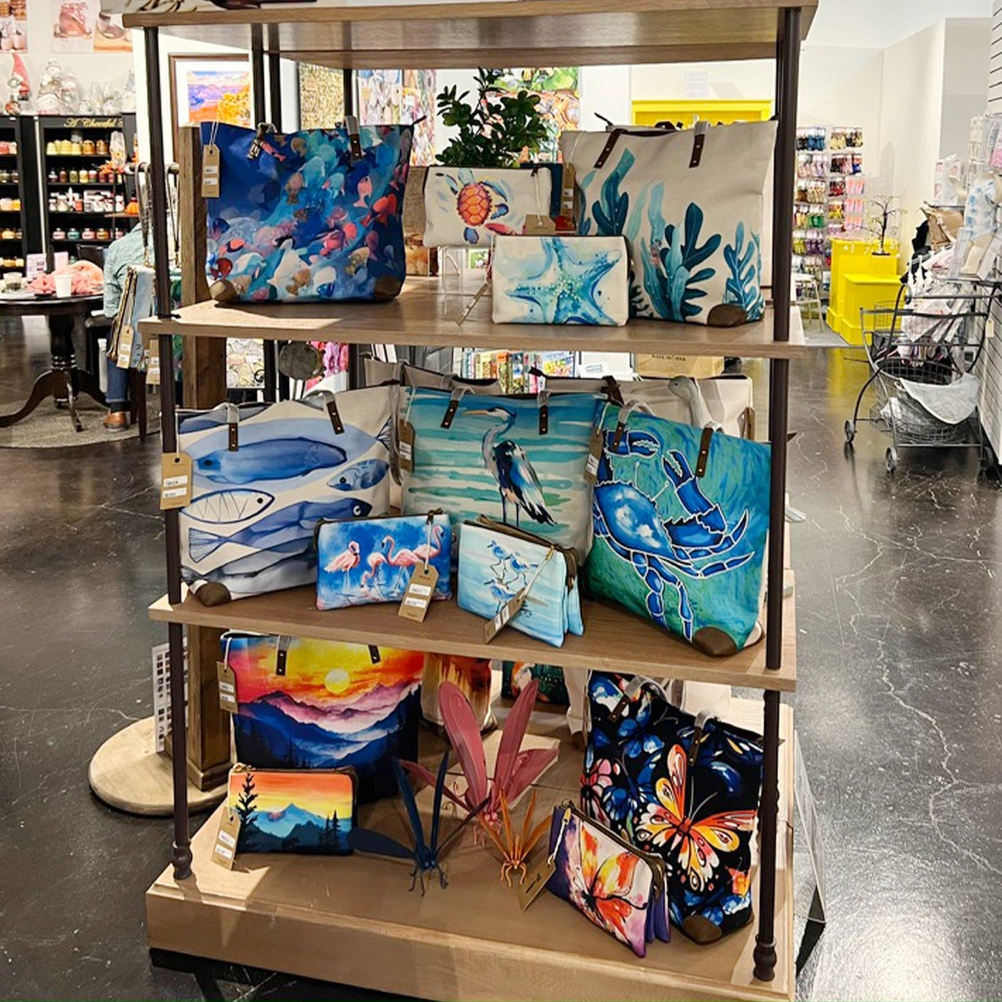 Sea Life Fish Coastal Ocean Canvas Tote Bag