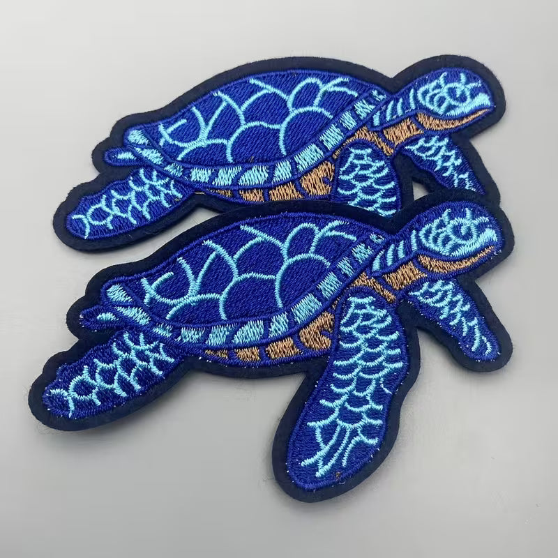 Sealife Embroidery patch