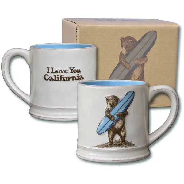 Ca Surf Bear Mug