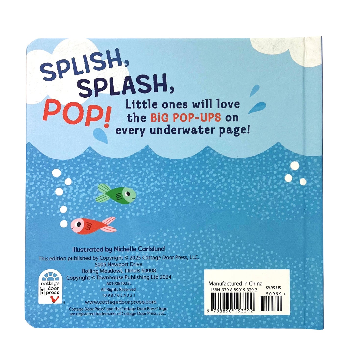 Splashy Ocean – Pop-Up Book for Toddlers Ages 1-3