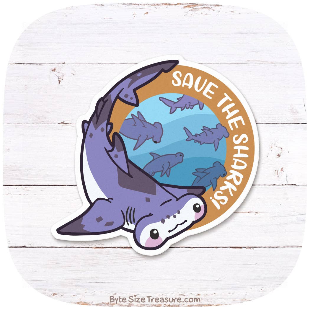 Hammerhead Shark Vinyl Sticker