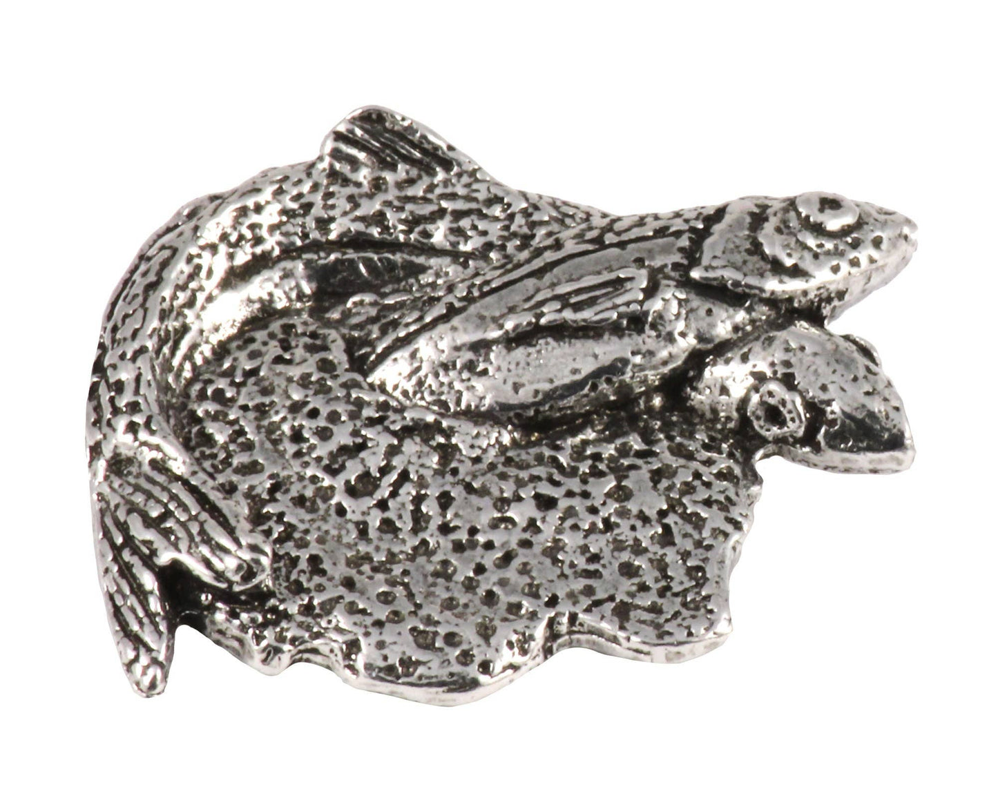 Grunion Pair Spawning Fish Pewter Lapel Pin or Magnet S046