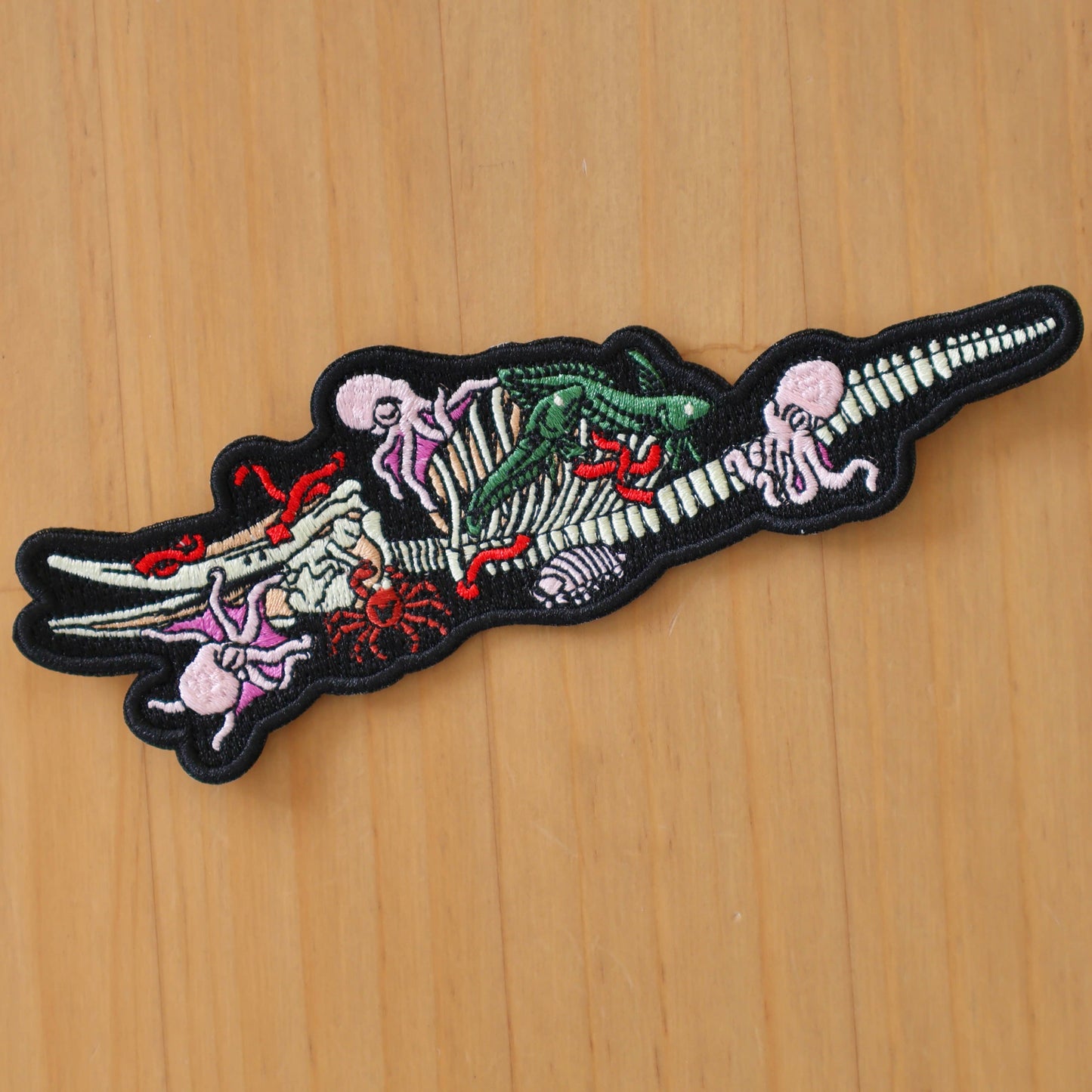 Whale Fall Iron-on Patch