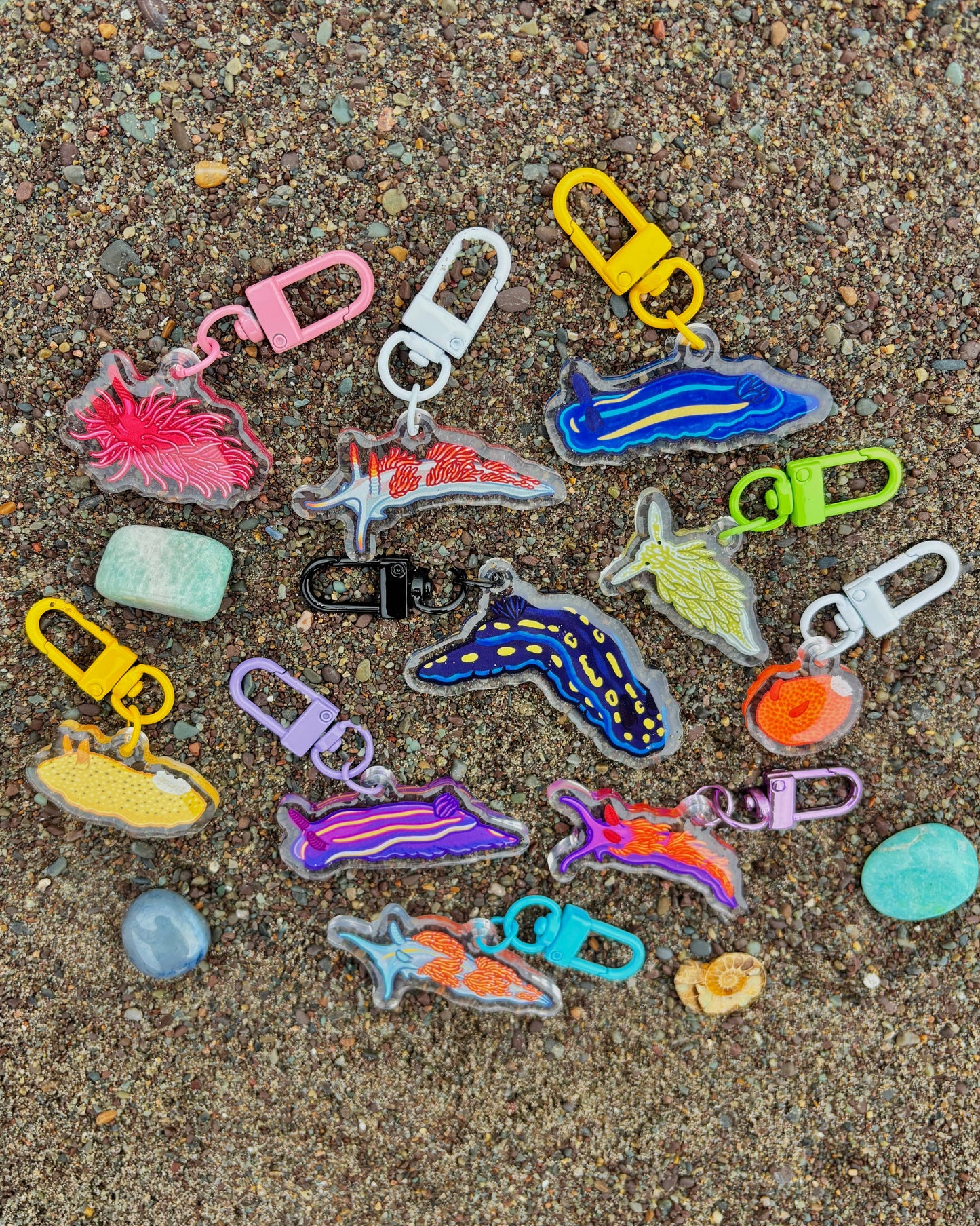 Mystery Mini Sea Slug Acrylic Keychain