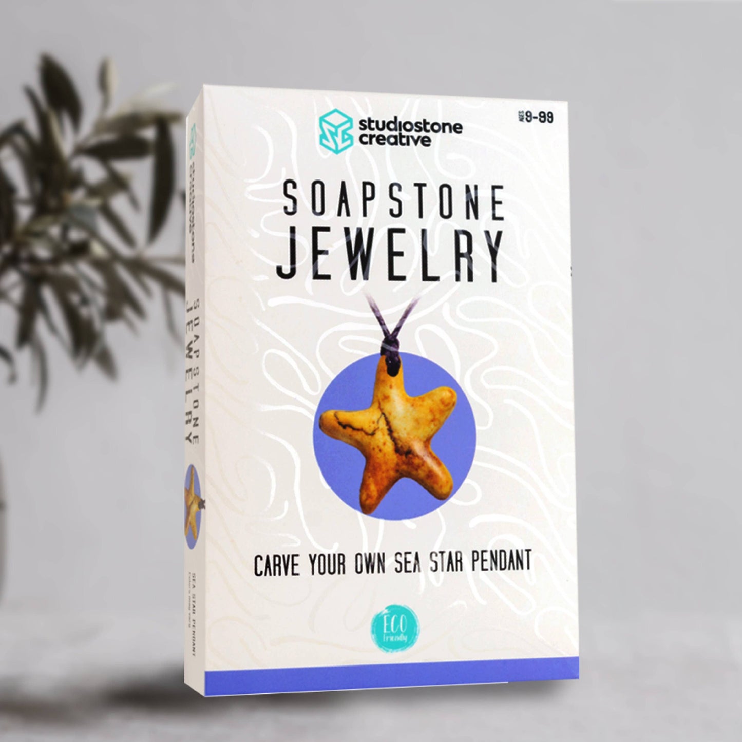 Sea Star Soapstone Pendant Jewelry Carving Kit