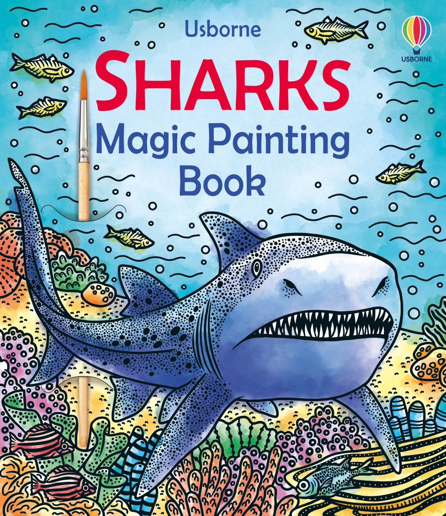 Sharks Magic Painting Book By Sam Baer