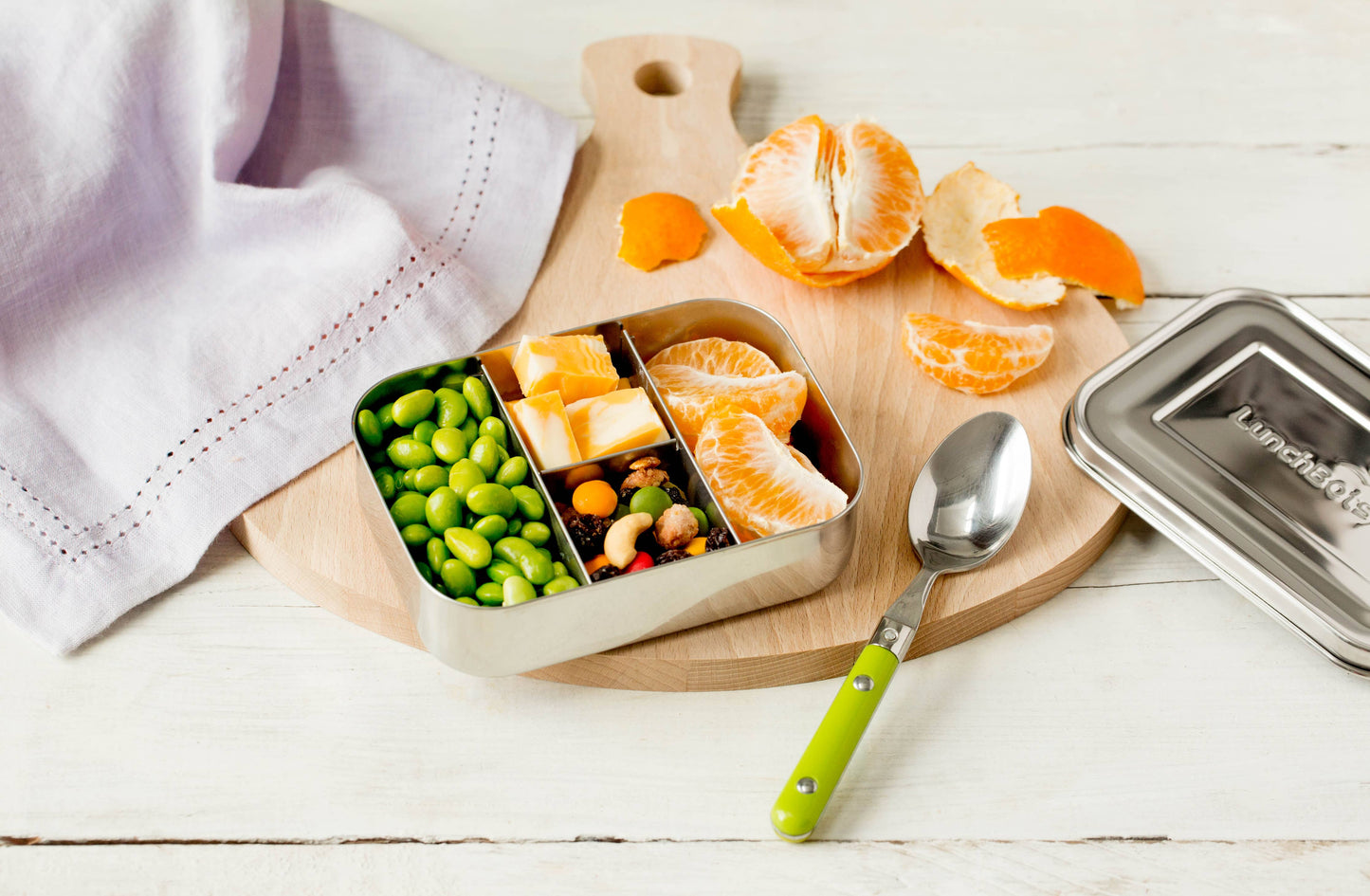 LunchBots Small Bento Protein Packer Stainless