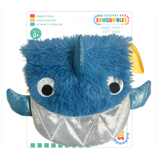 Shark Puppet Soft Book