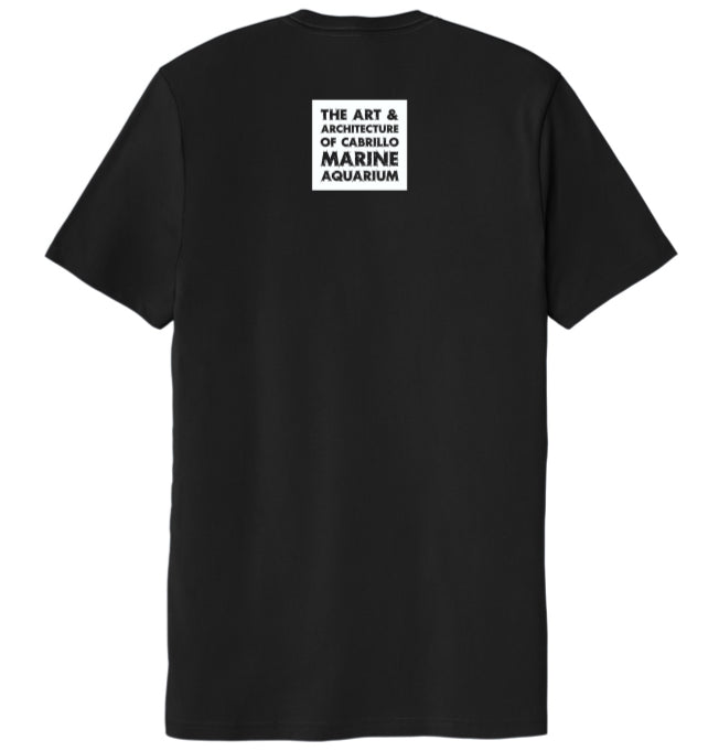The Art and Architecture of Cabrillo Marine Aquarium T Shirt black