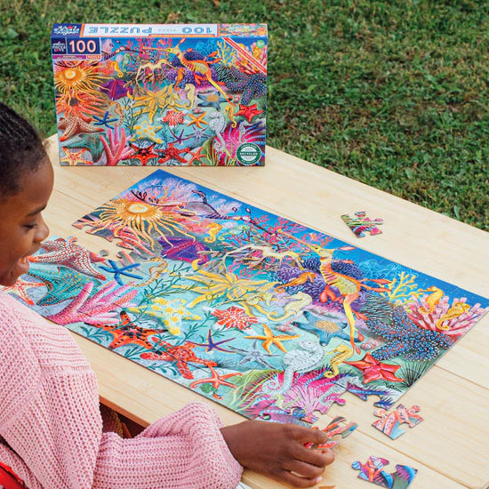 Seahorses, Sea Stars & Sea Slugs 100 Pc Puzzle