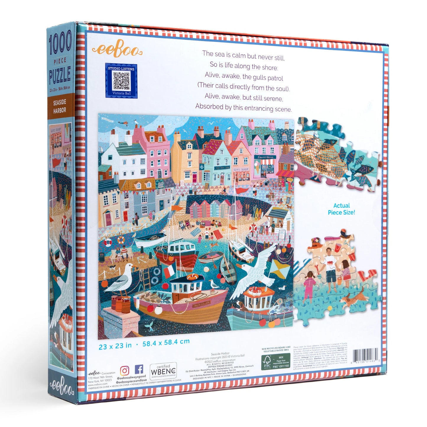 Seaside Harbor 1000 Piece Puzzle