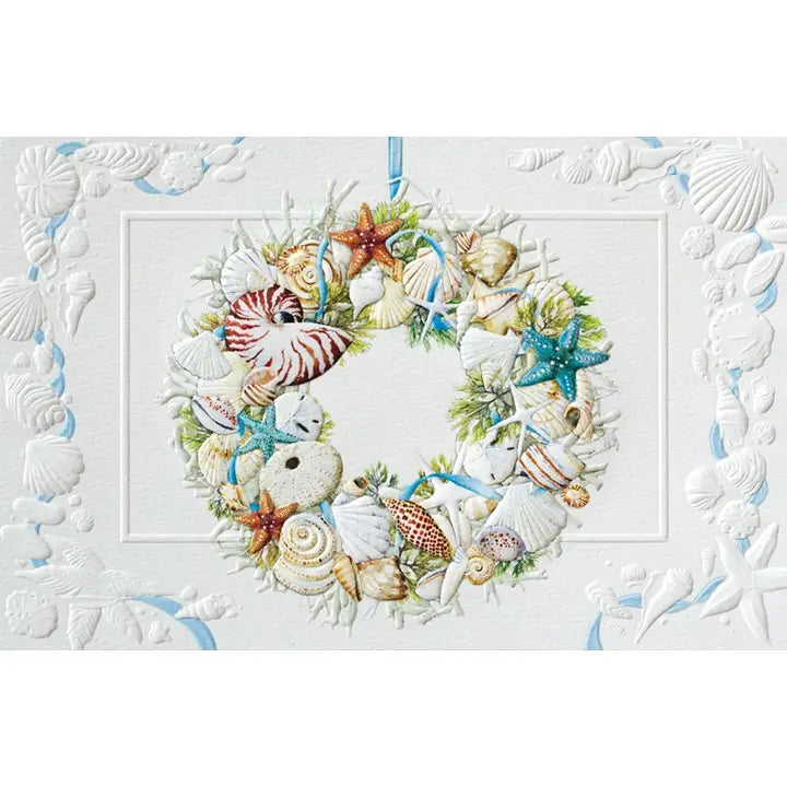 Coastal Wreath - Deluxe Box Christmas