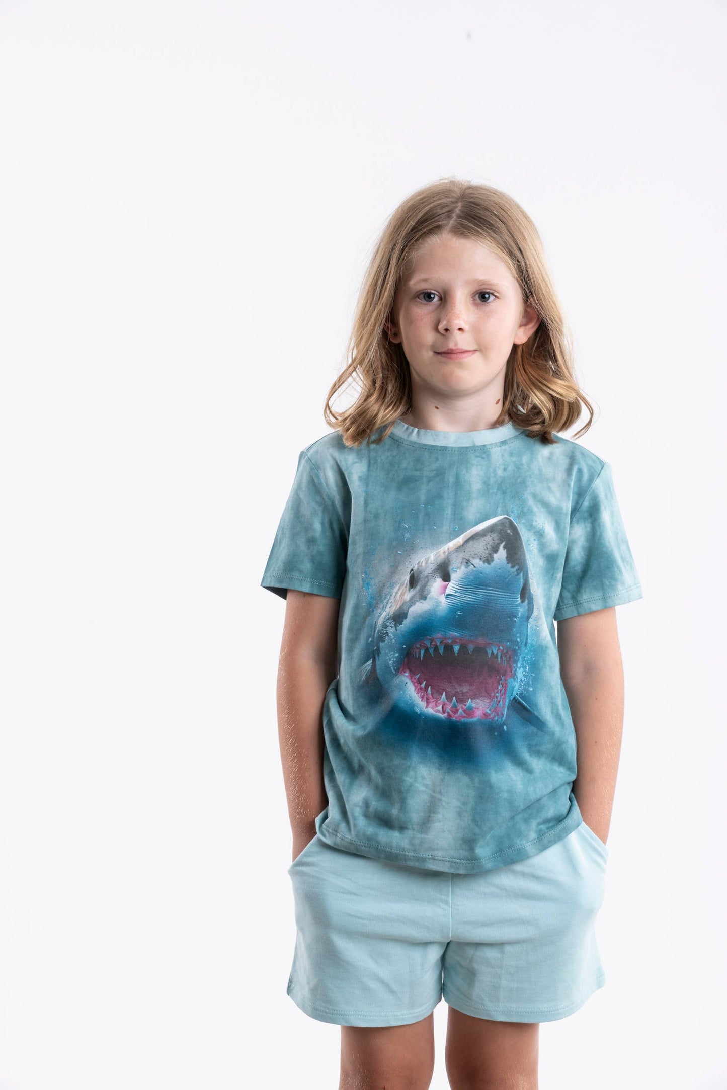 Youth Shark Natural Dyed T-shirt
