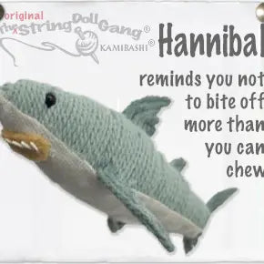 Hannibal the Shark String Doll Keychain