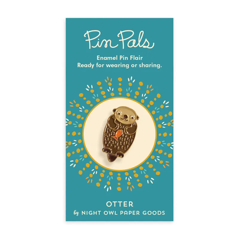 OTTER ENAMEL PIN