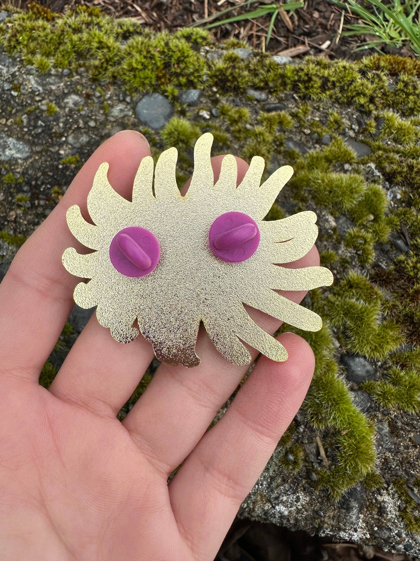 Sunflower Star Enamel Pin - 25% to Charity!