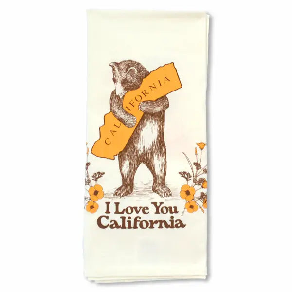 CA BEAR TEA TOWEL