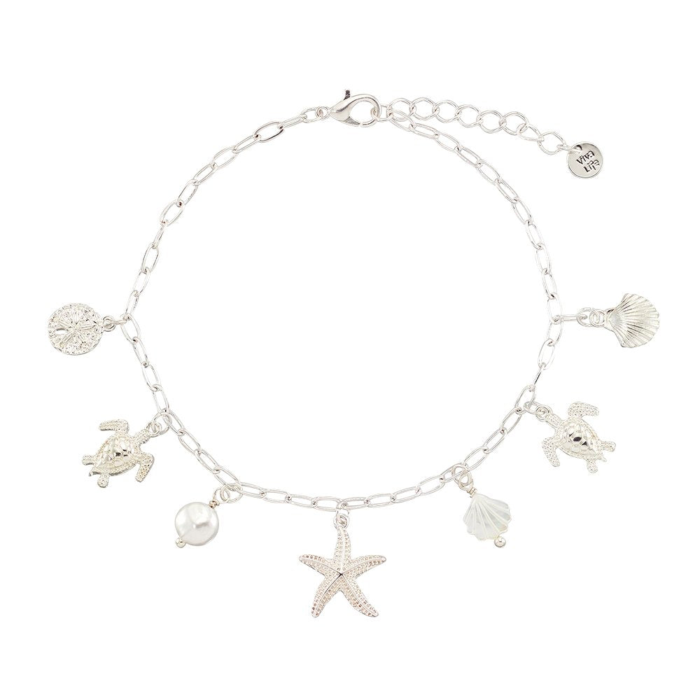 Sea life Bracelet With Pearl