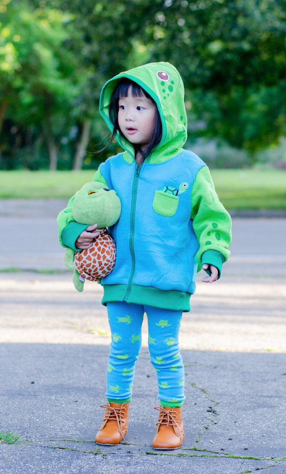 Sea Turtle 3D Backpack Hoodie - Kids & Toddler