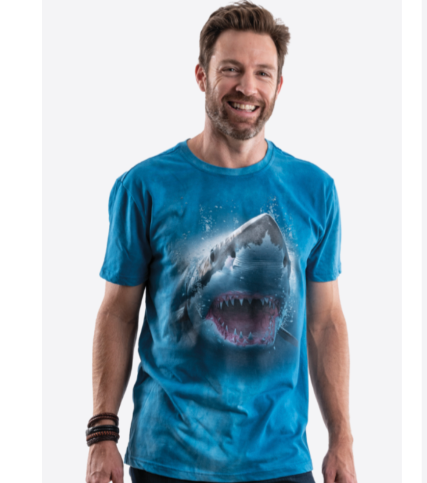 Adult Shark Natural Dyed T-shirt
