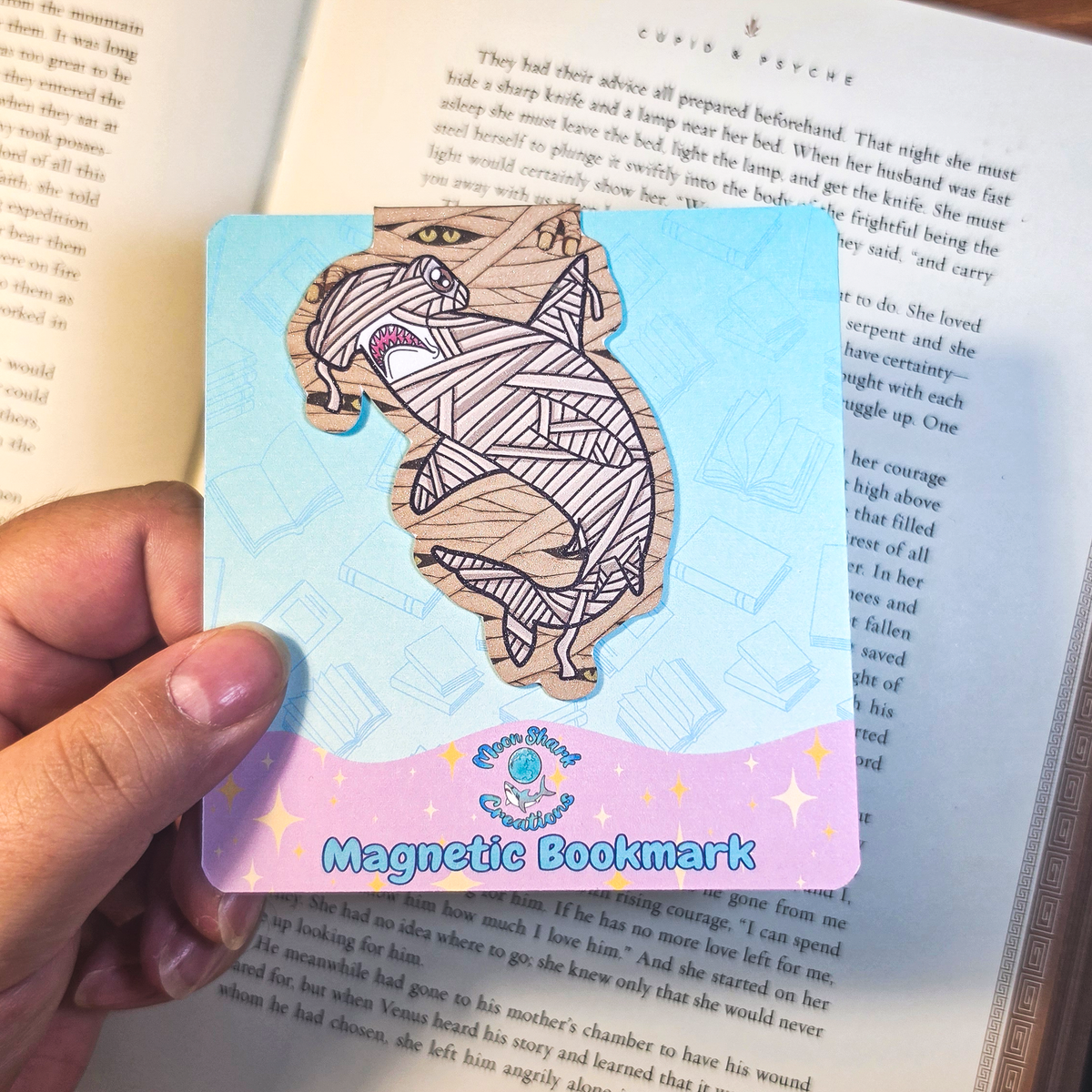 Halloween Monsters Shark Magnetic Bookmarks