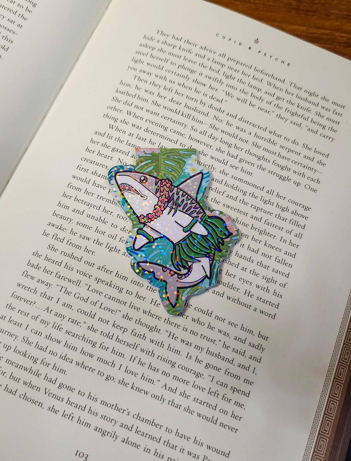 Hula Shark Magnetic Bookmarks | Book Lover Page Marker