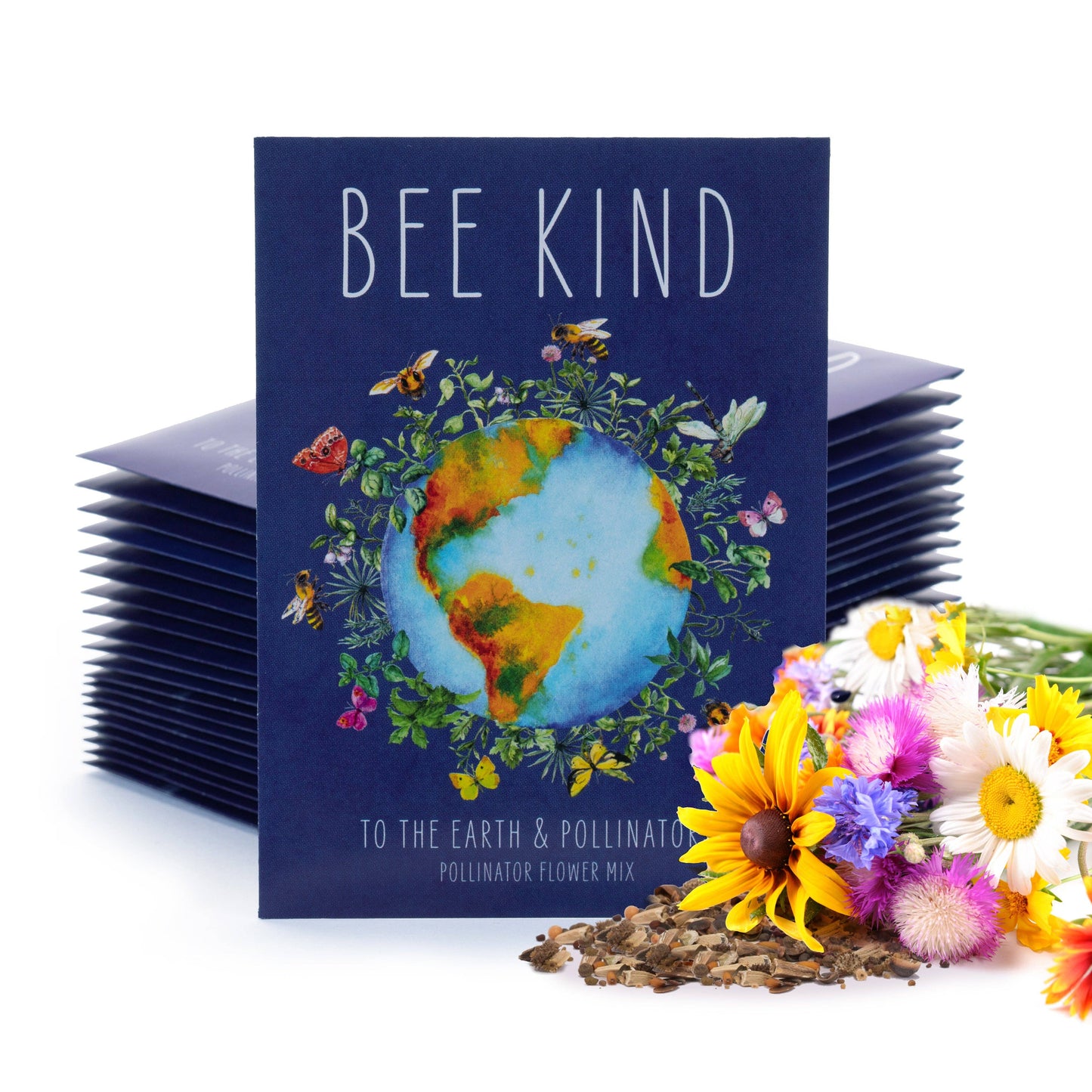 Blue Planet - Pollinator Flower Mix Seed Packets