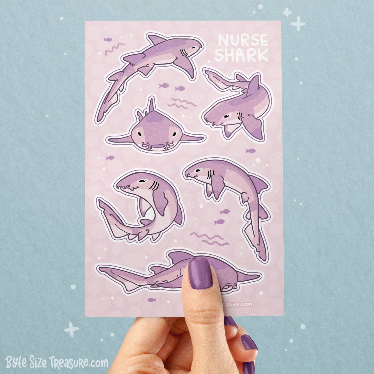 Nurse Shark Sticker Sheet