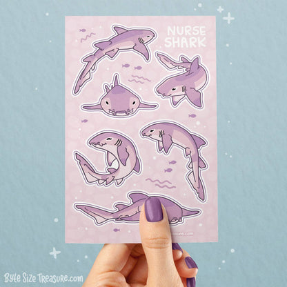 Nurse Shark Sticker Sheet