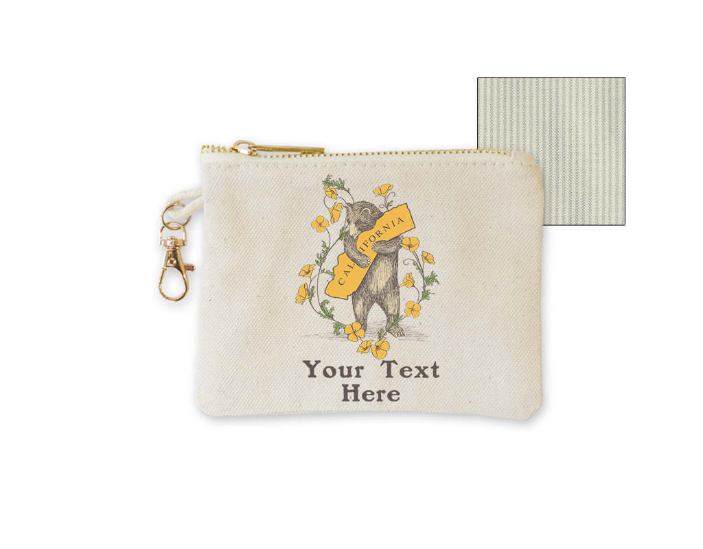 Customizable Coin Purse with clasp