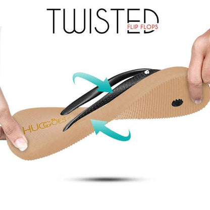 Huggoes - Misty Women's Natural Rubber Flip-Flops