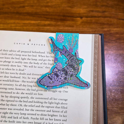 Leopard Shark Magnetic Bookmarks | Book Lover Page Marker