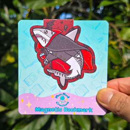 Halloween Monsters Shark Magnetic Bookmarks