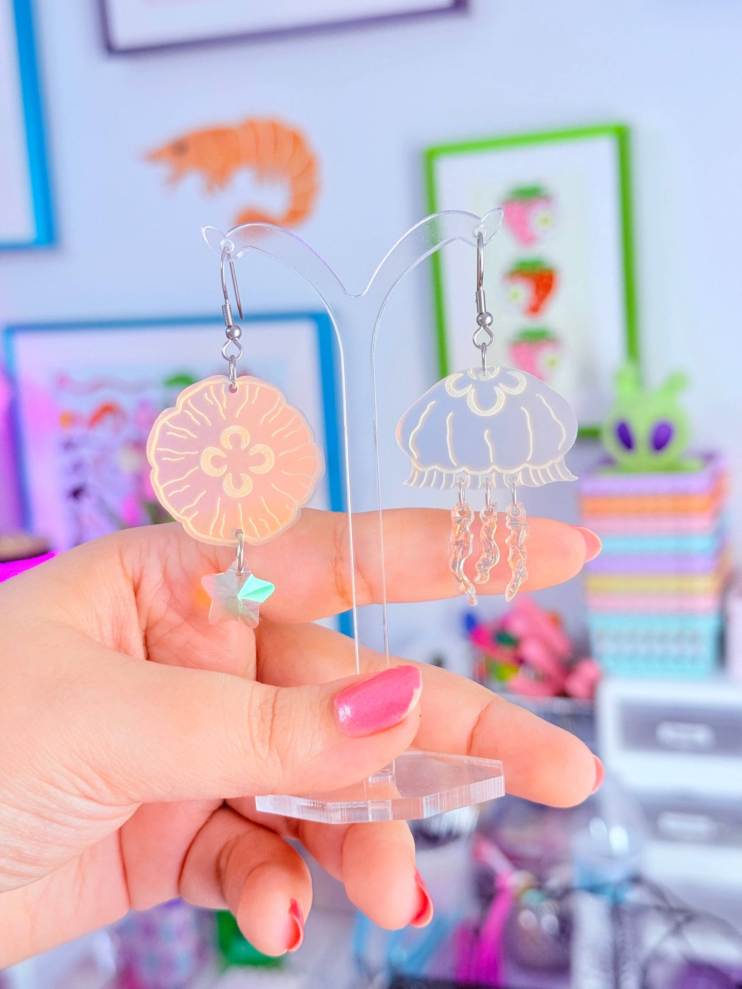 Moon Jelly Earrings