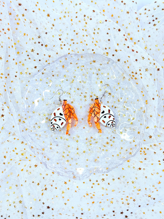 Hermit Crab Earrings (Moo Chic)