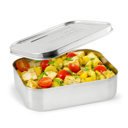 LunchBots Medium Bento Uno Stainless Steel