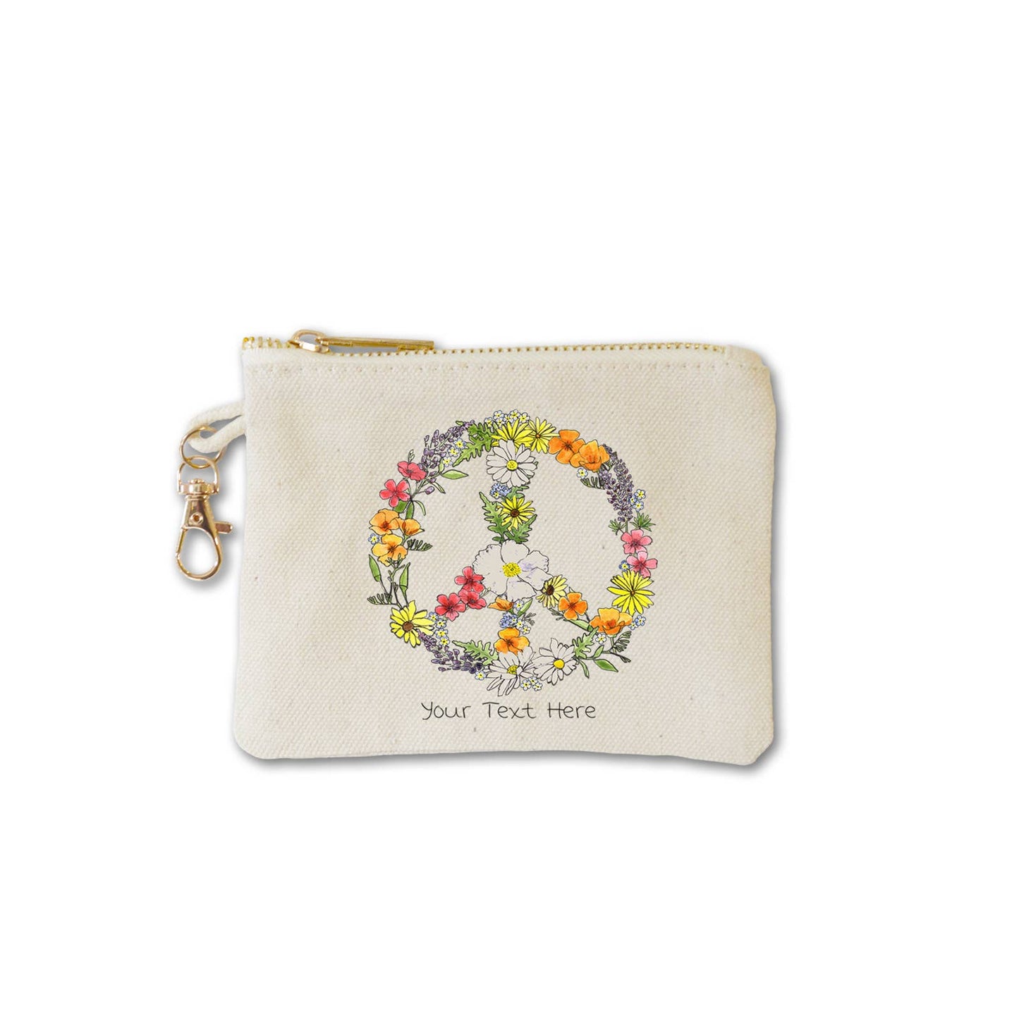 Customizable Coin Purse with clasp