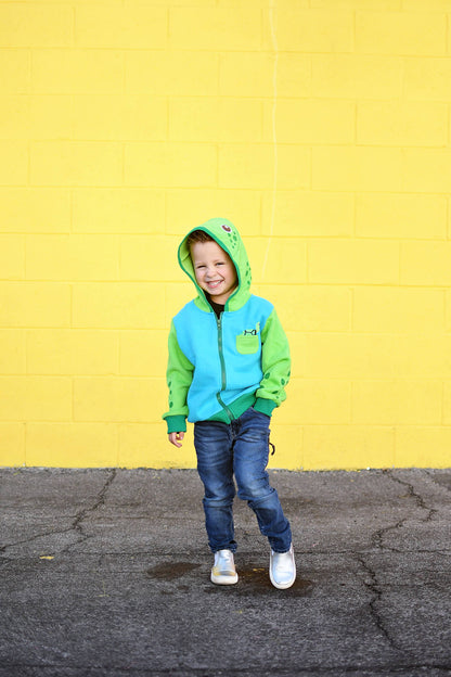 Sea Turtle 3D Backpack Hoodie - Kids & Toddler