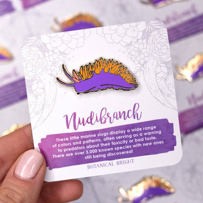 Nudibranch Sea Slug Enamel Pin