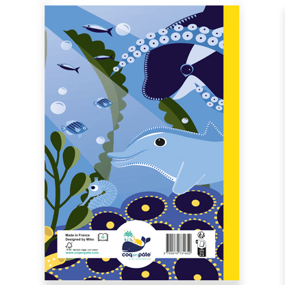 Octopus Garden Recycled paper A5 notebook