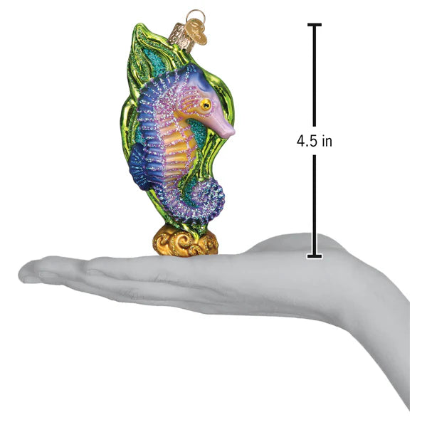Bright Seahorse Ornament