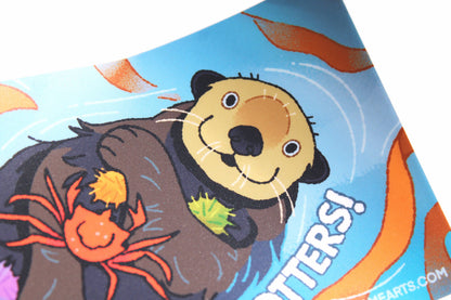 Sea Otter Bumper Sticker