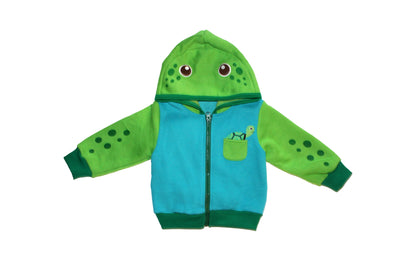 Sea Turtle 3D Backpack Hoodie - Kids & Toddler
