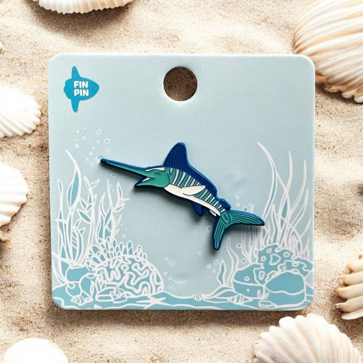 Striped marlin pin • Patreon exclusive