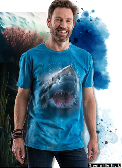Adult Shark Natural Dyed T-shirt