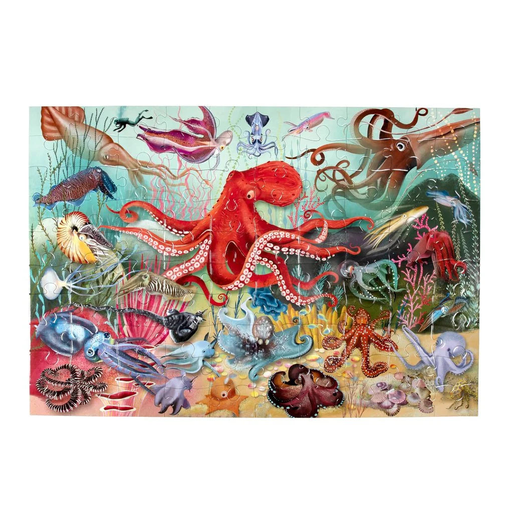 Love of Octopuses & Friends 100 Piece Puzzle
