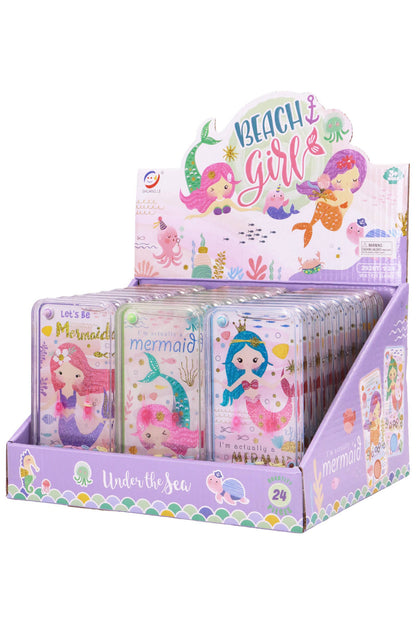 Glittery Mermaid Handheld Water Game - 24 Pcs
