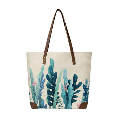Seaweed Canvas Tote Bag