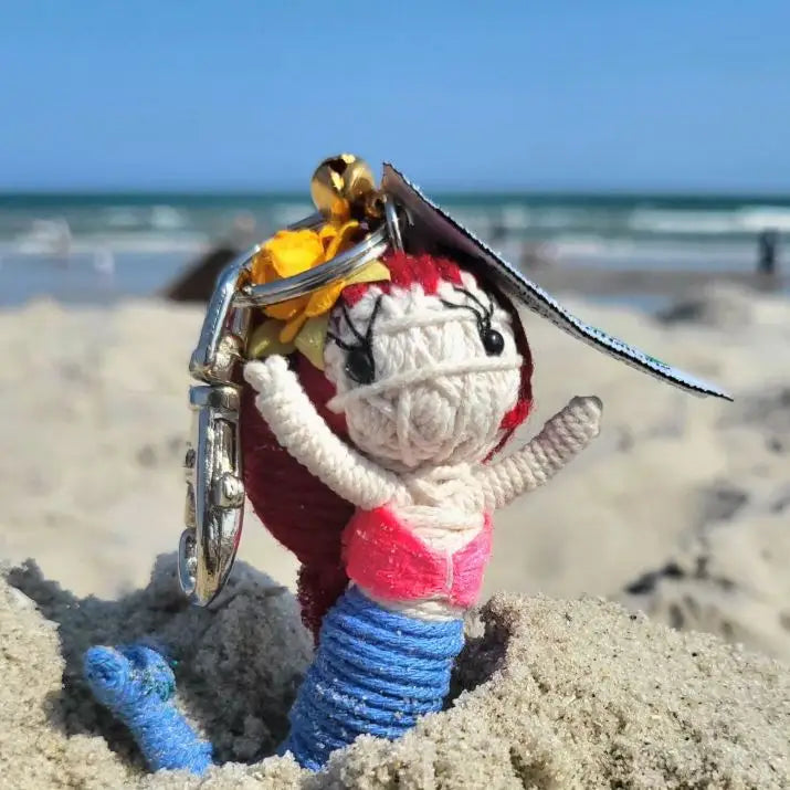 Shelly the Mermaid String Doll Keychain