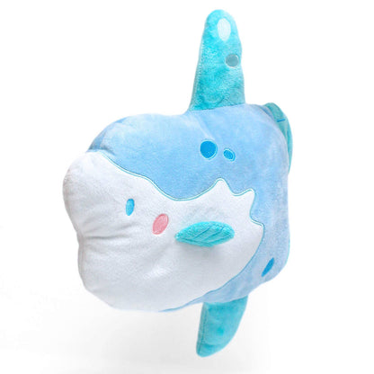 AquaGlows Mola Mola Fish Reversible Glow in the Dark Plush